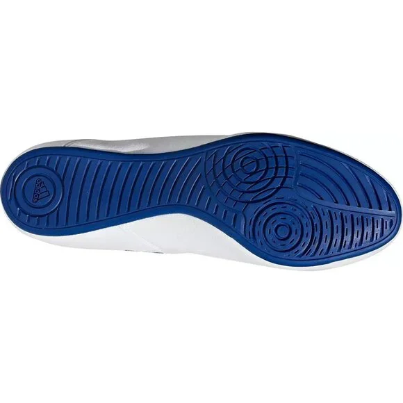 NWOB Adidas Men’s HVC 2 Wrestling Shoes White w/ Blue Stripes Size 10 - Picture 9 of 10